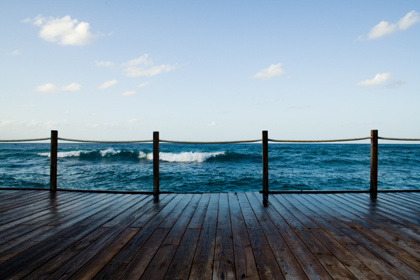 From the dock